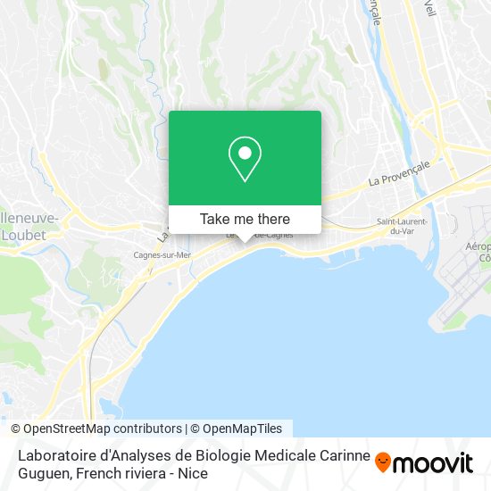 Mapa Laboratoire d'Analyses de Biologie Medicale Carinne Guguen