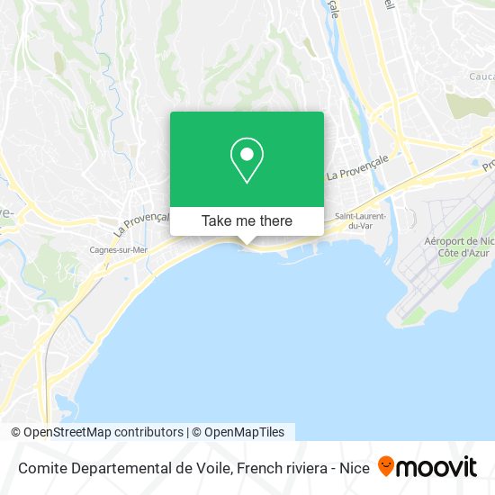 Comite Departemental de Voile map