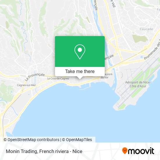 Mapa Monin Trading