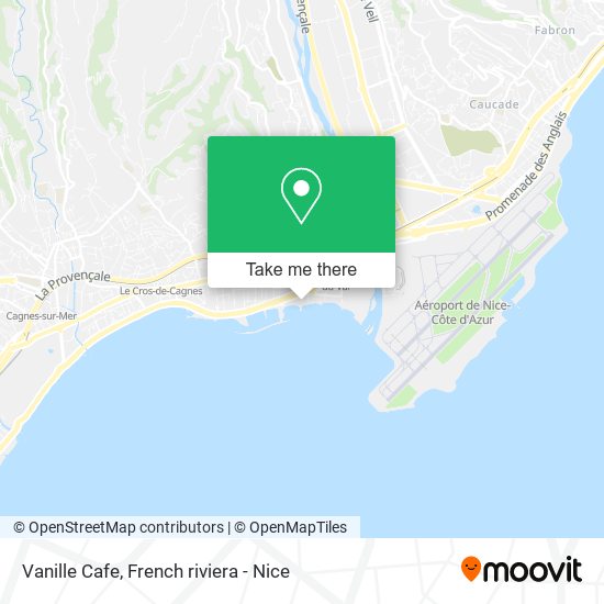 Mapa Vanille Cafe
