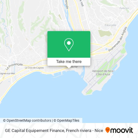 GE Capital Equipement Finance map