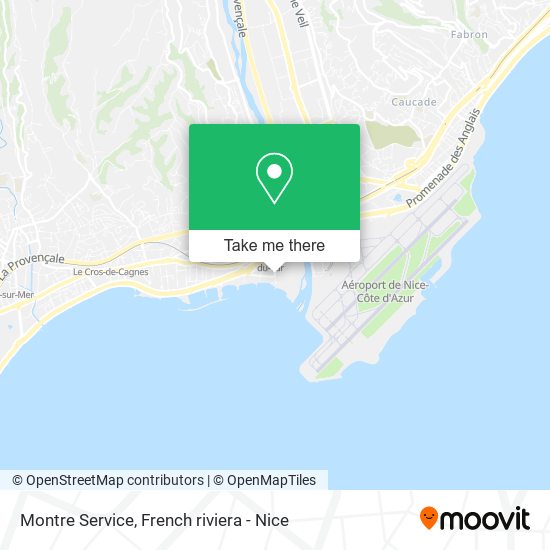 Mapa Montre Service