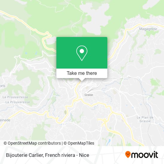 Mapa Bijouterie Carlier