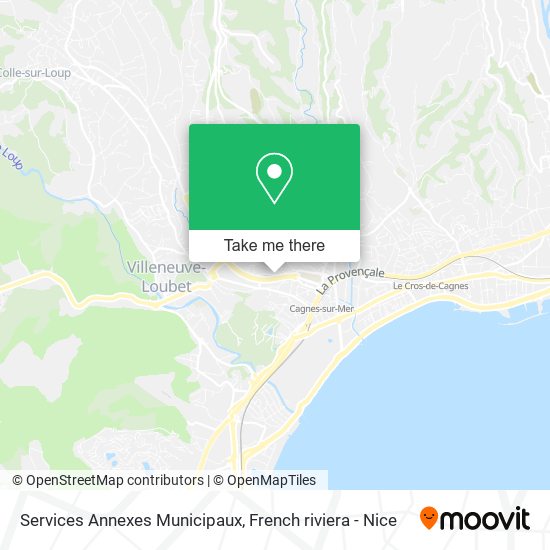 Mapa Services Annexes Municipaux