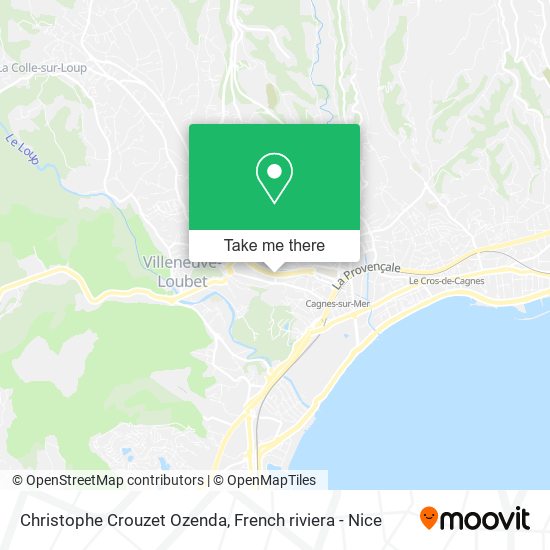 Mapa Christophe Crouzet Ozenda