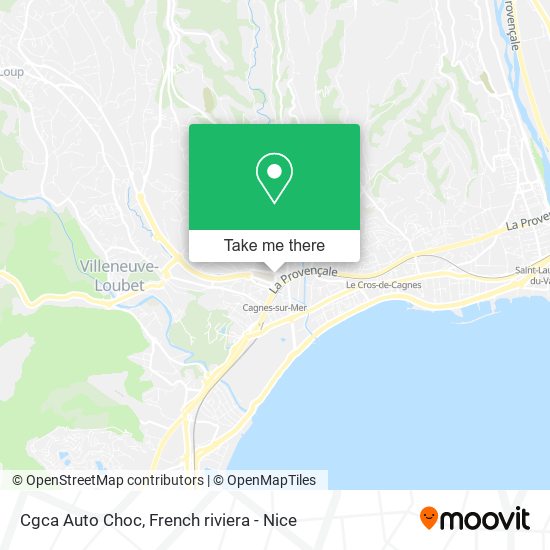 Cgca Auto Choc map