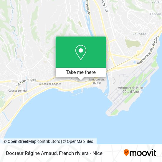 Docteur Régine Arnaud map