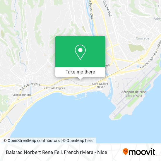 Balarac Norbert Rene Feli map