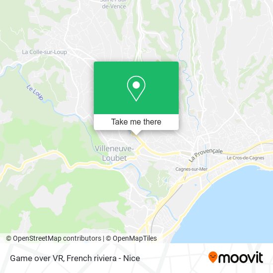 Game over VR map