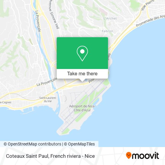 Coteaux Saint Paul map