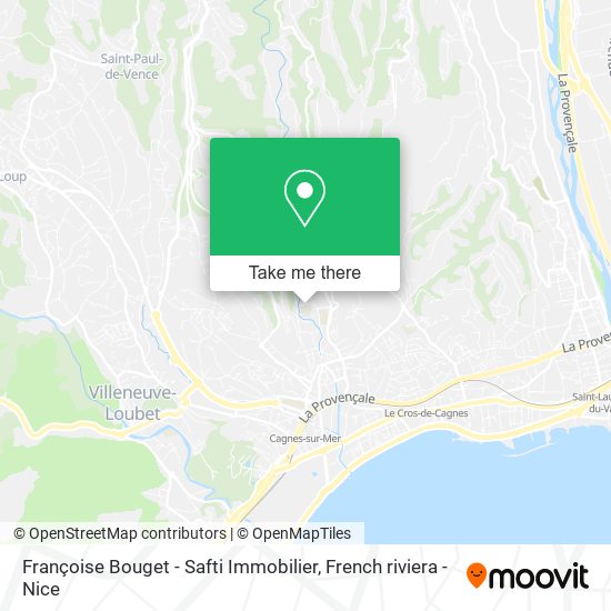 Mapa Françoise Bouget - Safti Immobilier