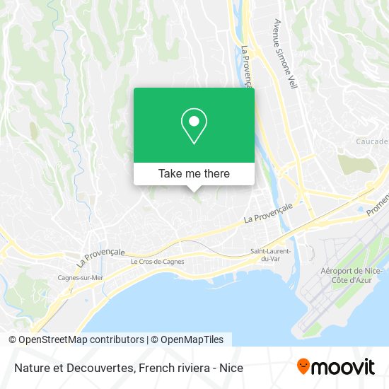 Nature et Decouvertes map