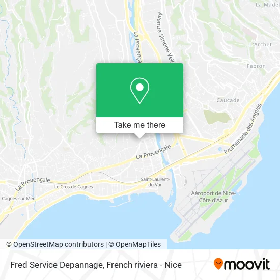 Fred Service Depannage map