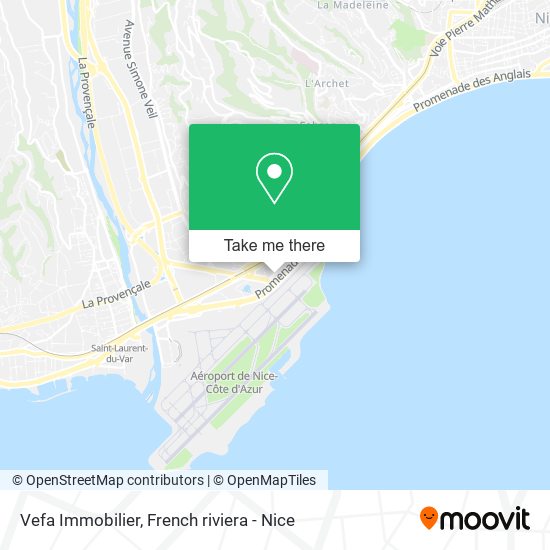 Vefa Immobilier map