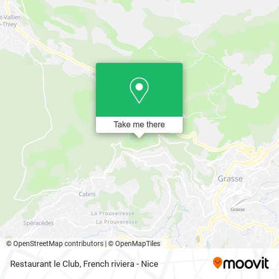 Restaurant le Club map