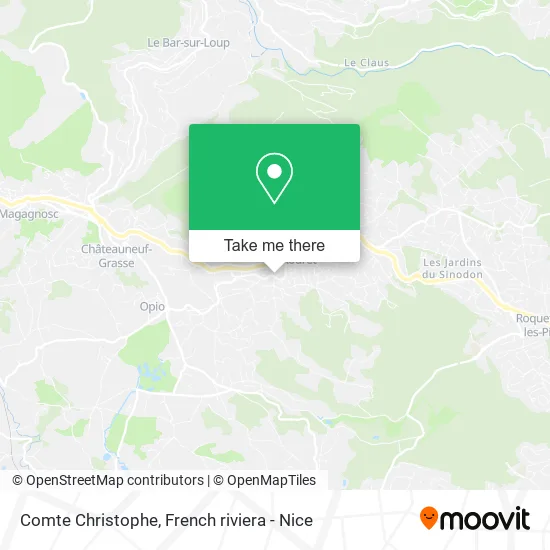 Comte Christophe map