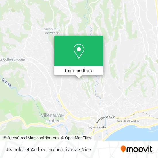 Mapa Jeancler et Andreo