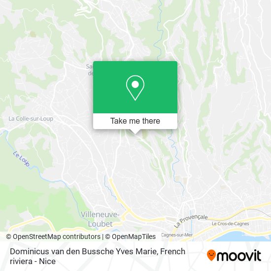 Mapa Dominicus van den Bussche Yves Marie