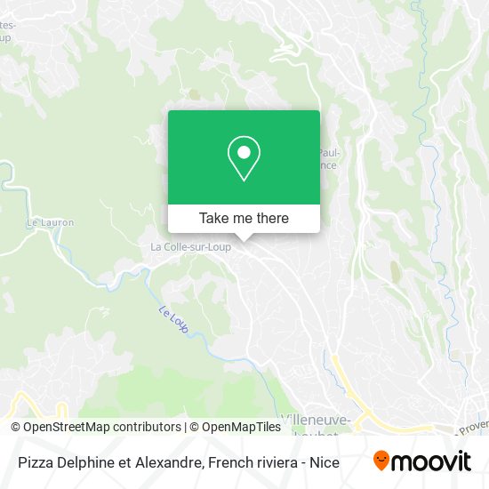 Pizza Delphine et Alexandre map