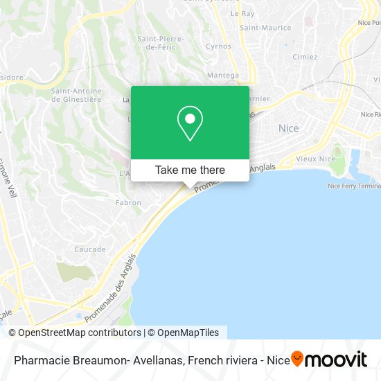 Mapa Pharmacie Breaumon- Avellanas