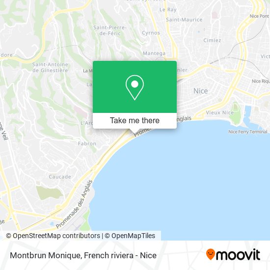 Mapa Montbrun Monique