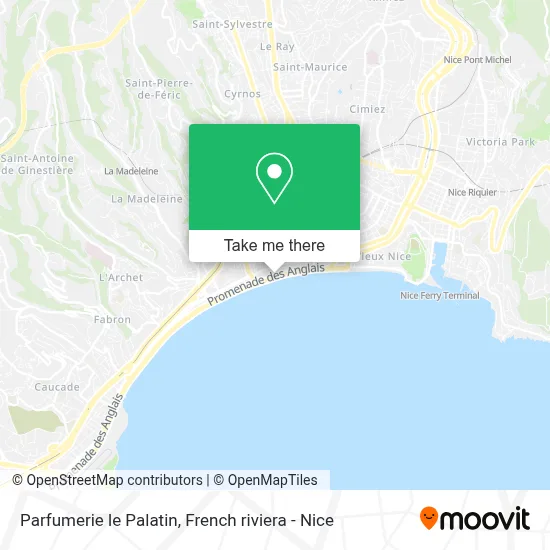 Parfumerie le Palatin map