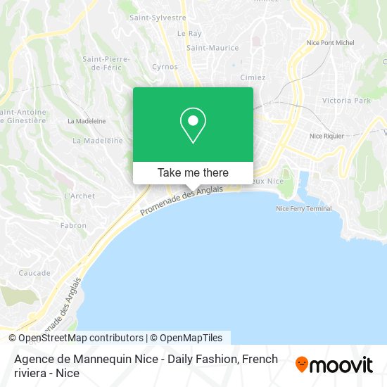 Mapa Agence de Mannequin Nice - Daily Fashion