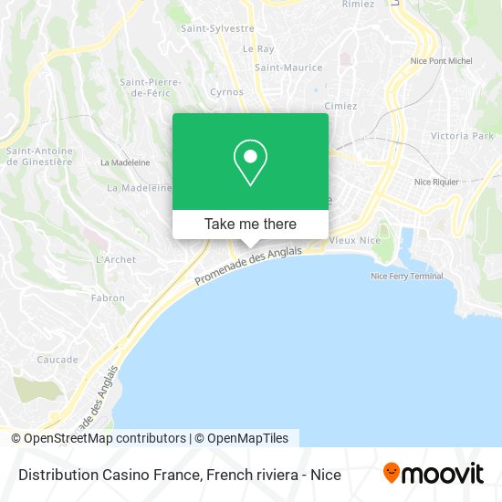 Distribution Casino France map