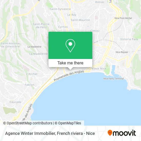 Agence Winter Immobilier map