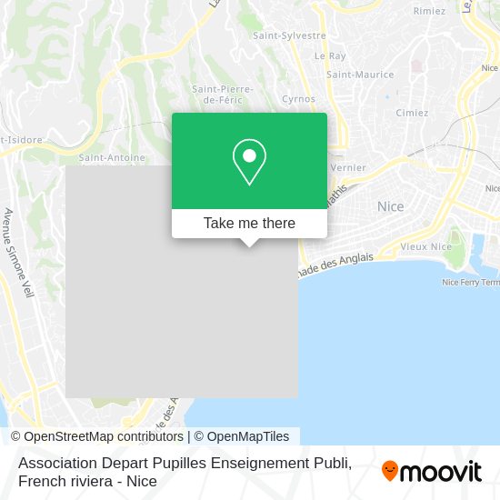 Association Depart Pupilles Enseignement Publi map