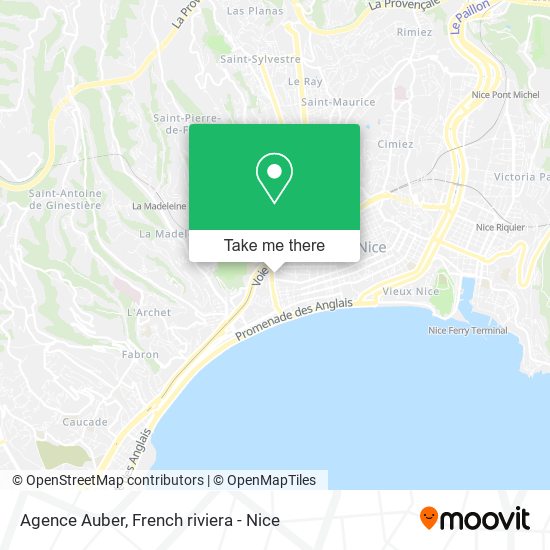 Agence Auber map