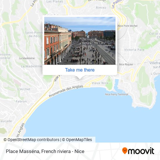 Mapa Place Masséna
