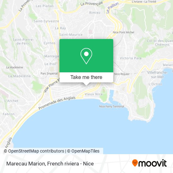 Marecau Marion map