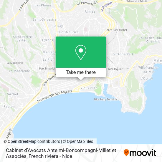 Cabinet d'Avocats Antelmi-Boncompagni-Millet et Associés map