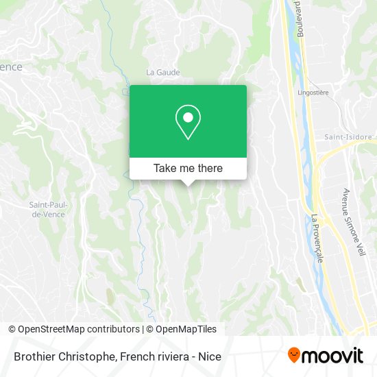 Mapa Brothier Christophe