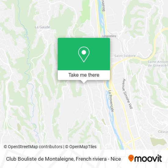 Club Bouliste de Montaleigne map