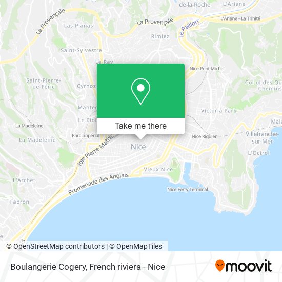 Boulangerie Cogery map