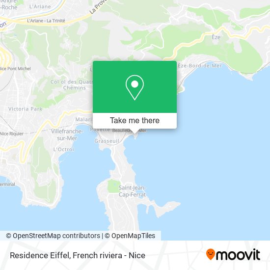 Residence Eiffel map