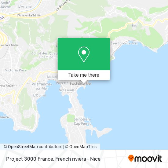 Project 3000 France map