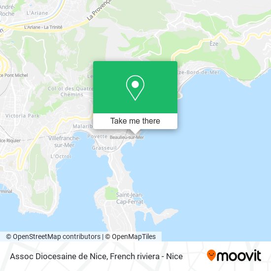 Mapa Assoc Diocesaine de Nice