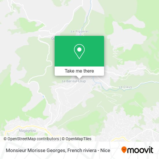 Mapa Monsieur Morisse Georges