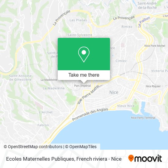 Ecoles Maternelles Publiques map