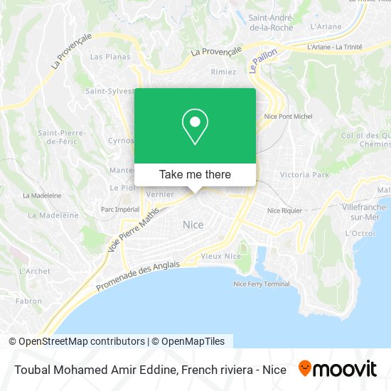 Toubal Mohamed Amir Eddine map