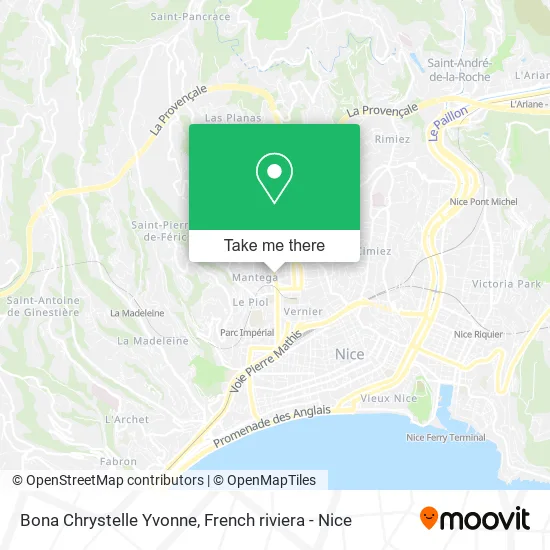 Bona Chrystelle Yvonne map