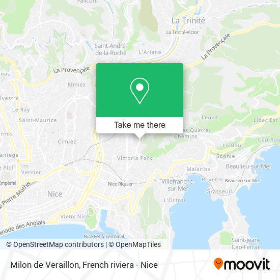 Milon de Veraillon map