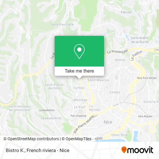 Bistro K. map