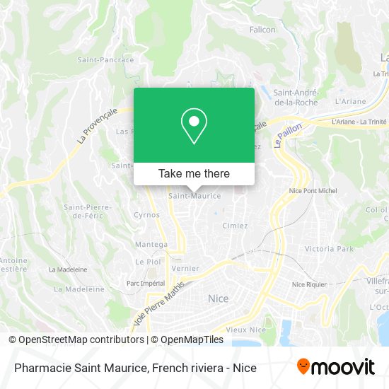 Pharmacie Saint Maurice map