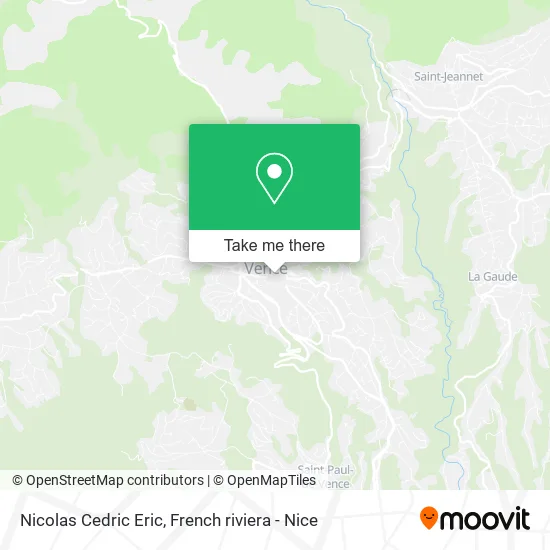 Nicolas Cedric Eric map