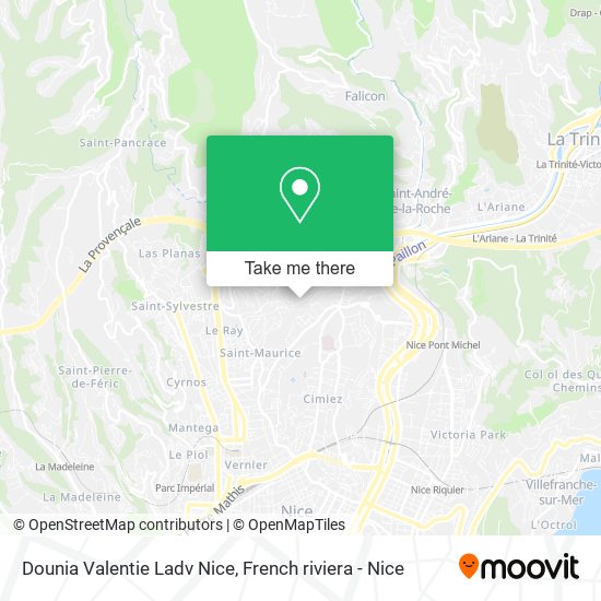 Dounia Valentie Ladv Nice map