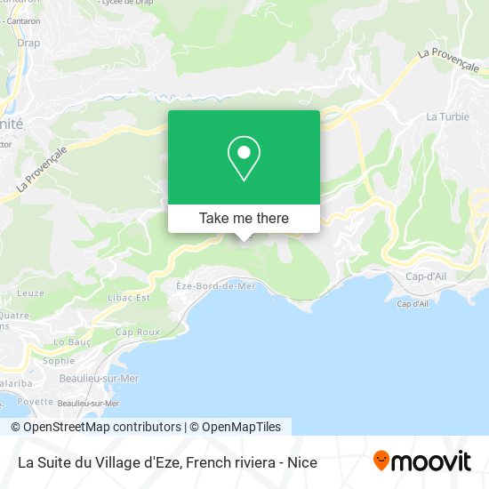 La Suite du Village d'Eze map